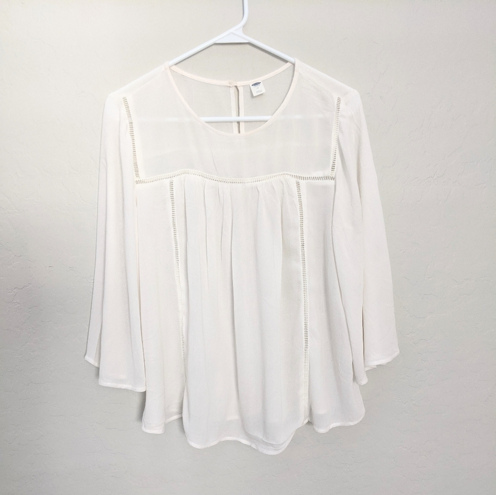 White Peasant Top